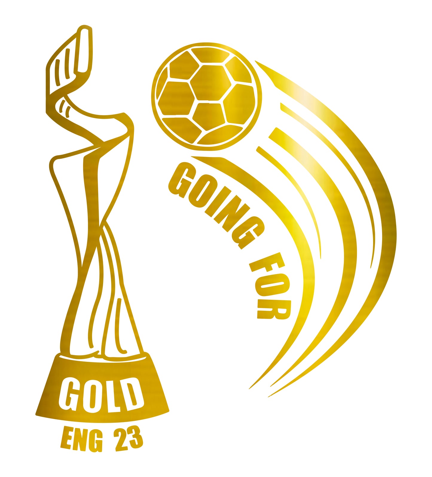 GOING FOR GOLD WORLD CUP - OLLIE KIDS TEE - White