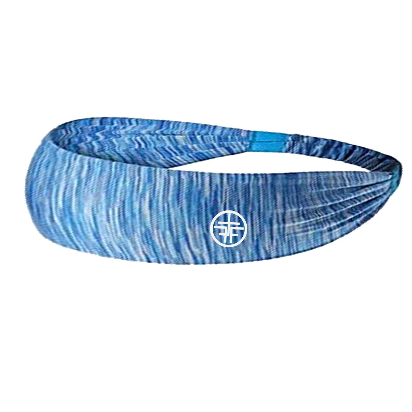 JANE - Sports Headband - Aqua / White