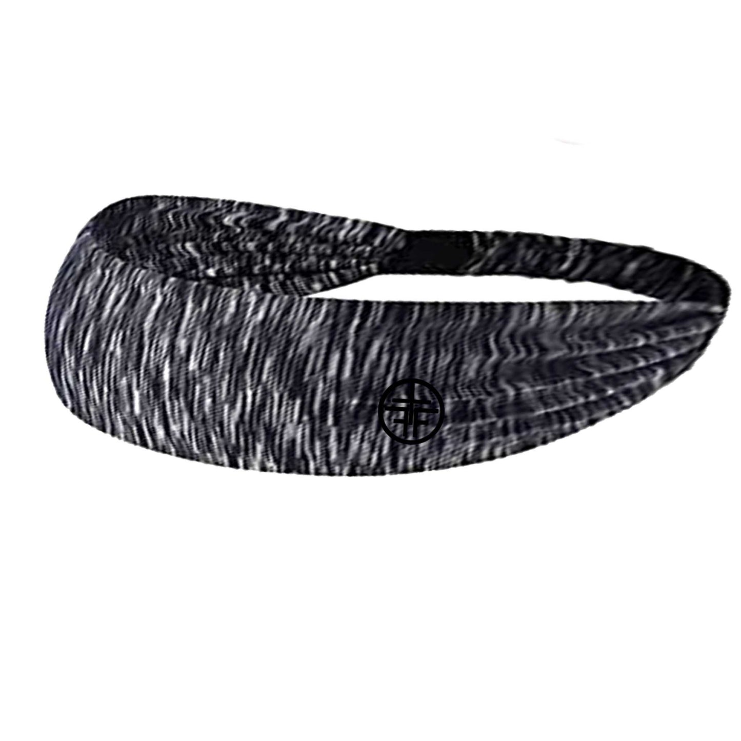JANE - Sports Headband - Charcoal / White