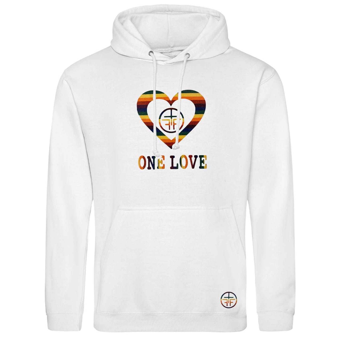 ONE LOVE HOODIE - White