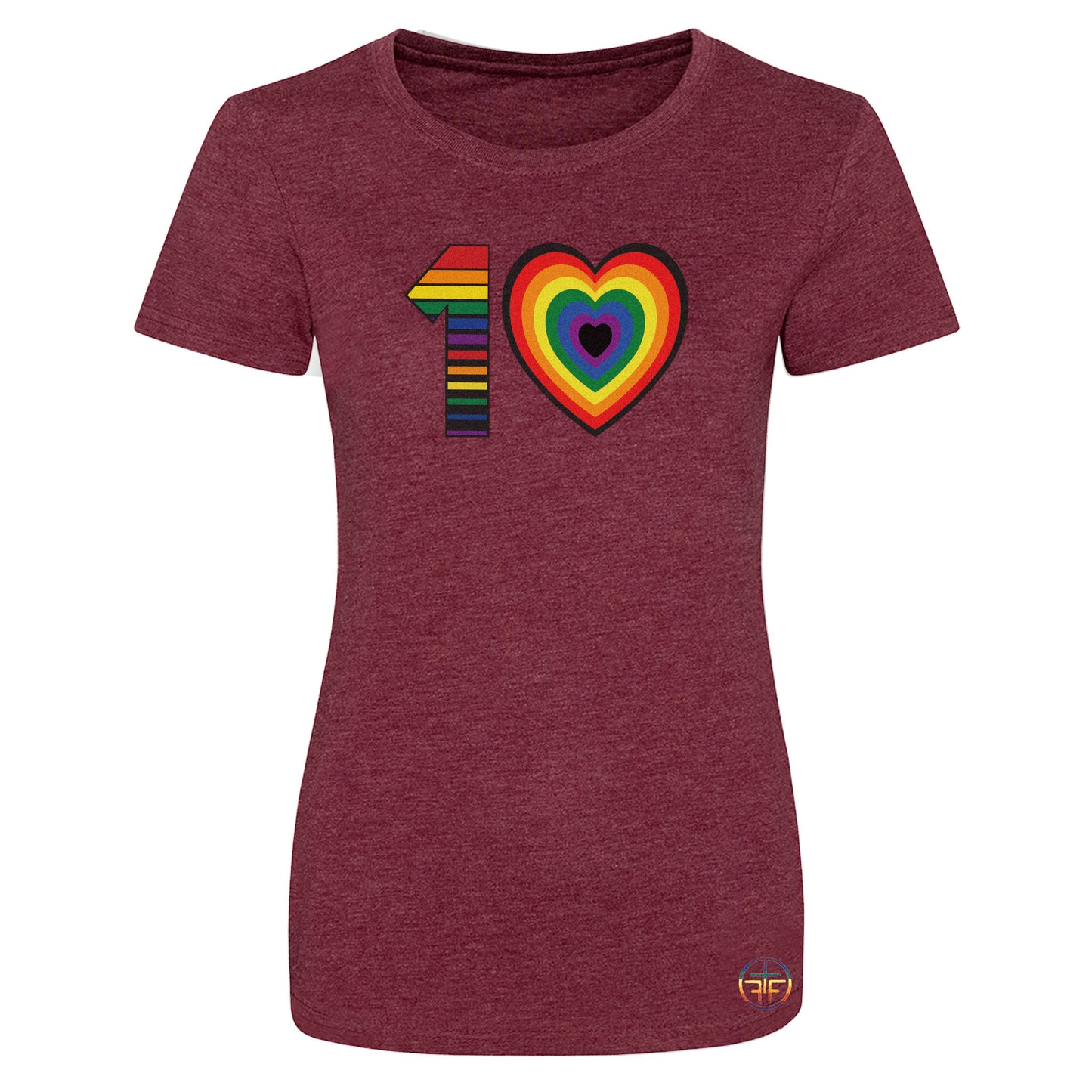 ONE LOVE TEE - Maroon