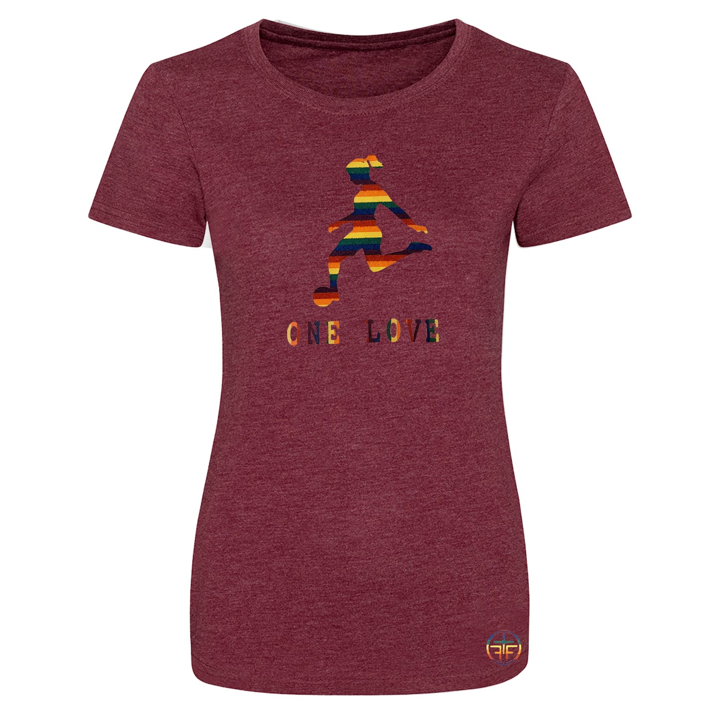 ONE LOVE TEE - Maroon