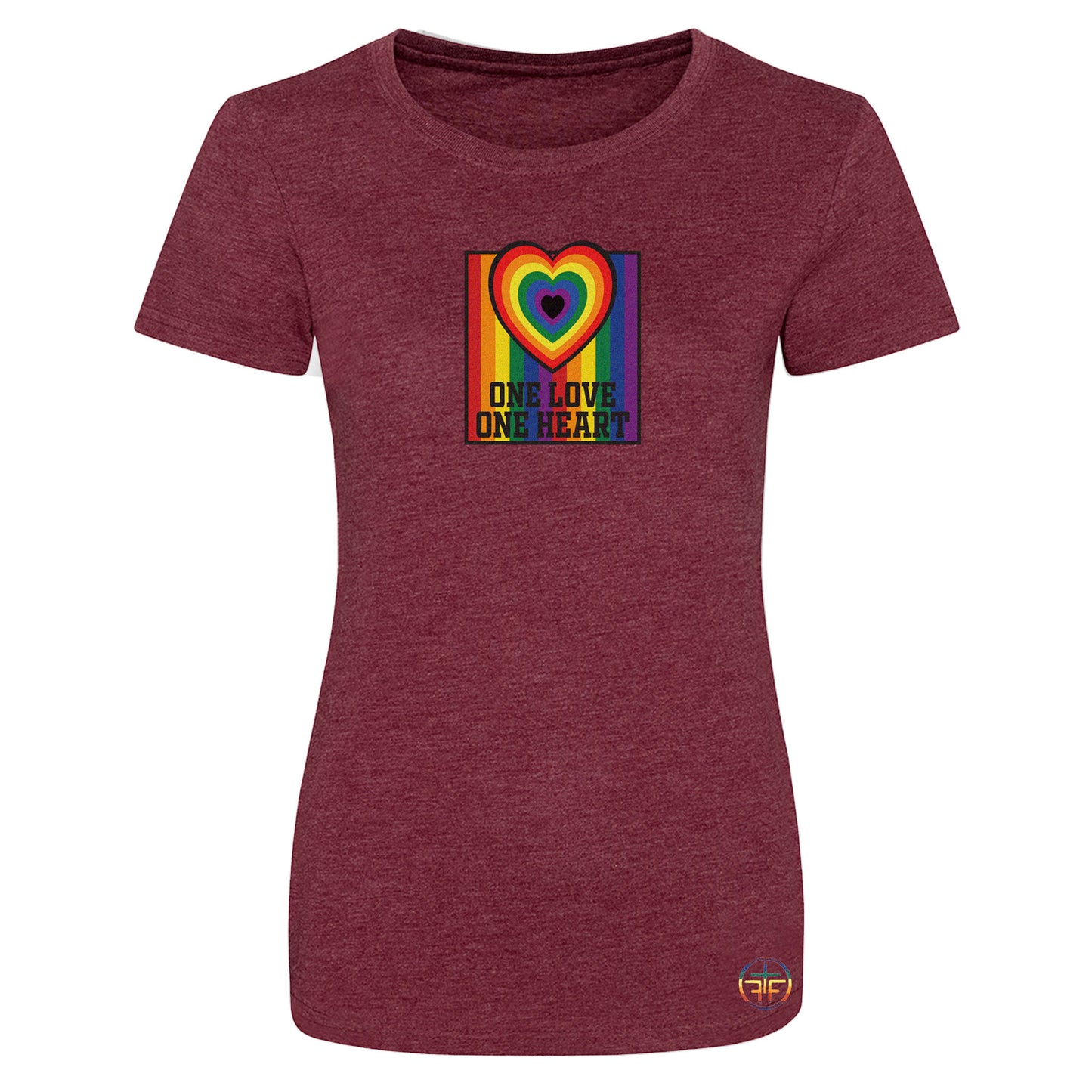 ONE LOVE TEE - Maroon