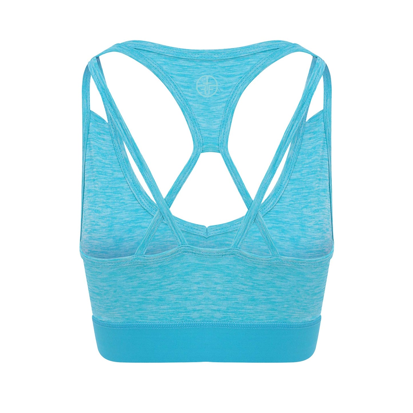KAREN - "Cool" Technology Racer/Cross Back Cropped Vest - Aqua