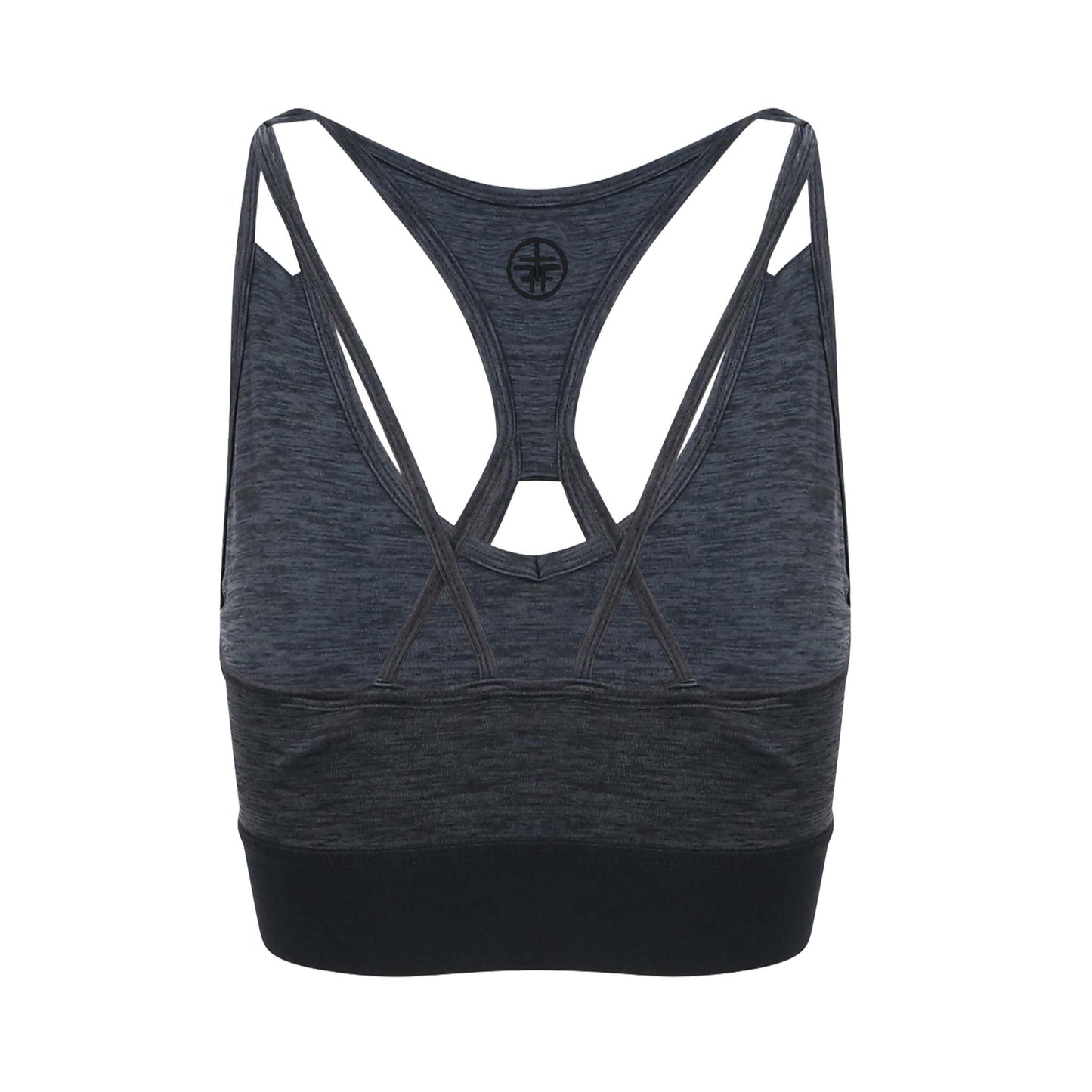 KAREN - "Cool" Technology Racer/Cross Back Cropped Vest - Charcoal