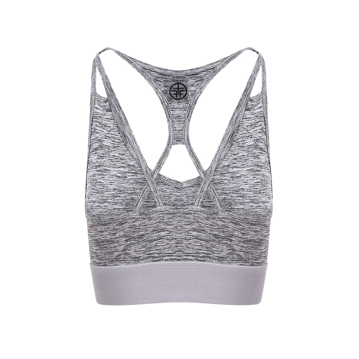 KAREN - "Cool" Technology Racer/Cross Back Cropped Vest - Grey