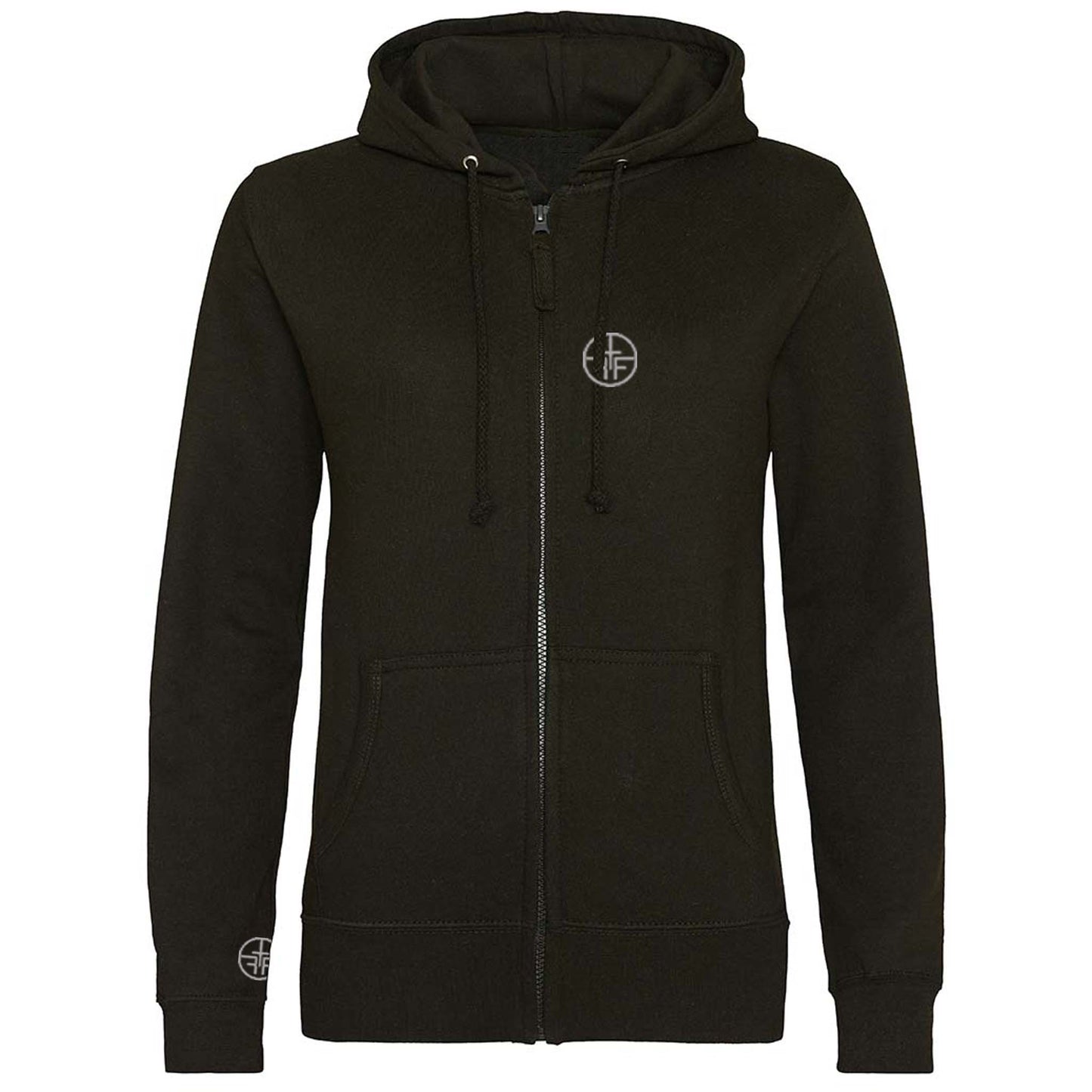 KEIRA - Ladies Full Zip Hoodie - Black