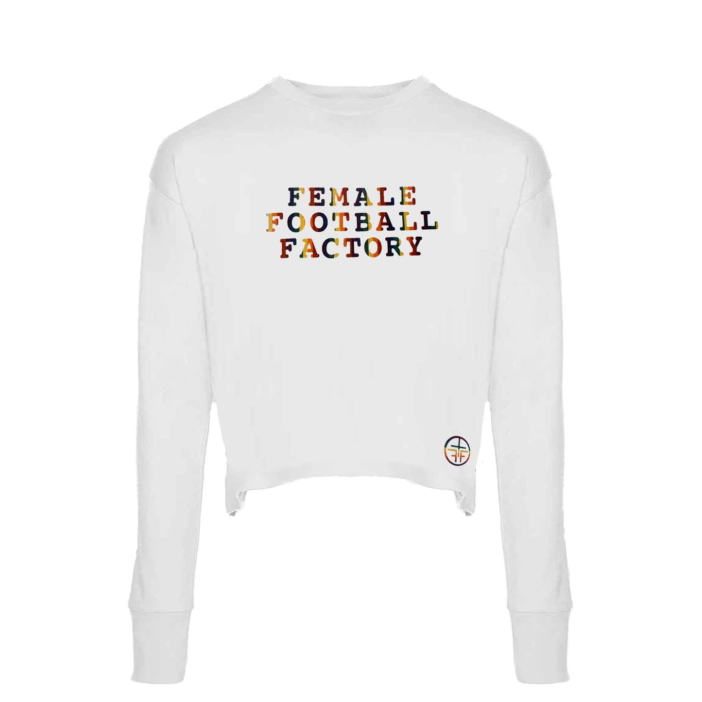 ONE LOVE CROP - White