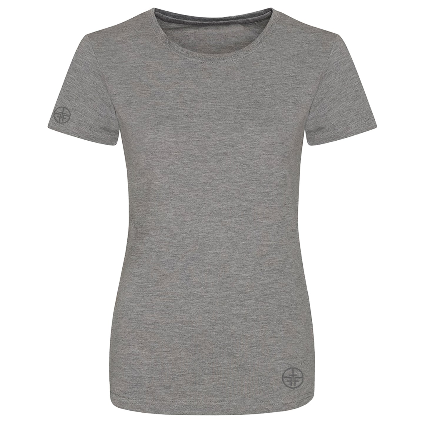 GEORGIA - Skinny Fit T-Shirt - Grey