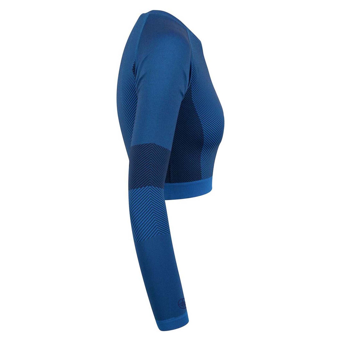 LOTTE - Long Sleeve Crop Top - Blue