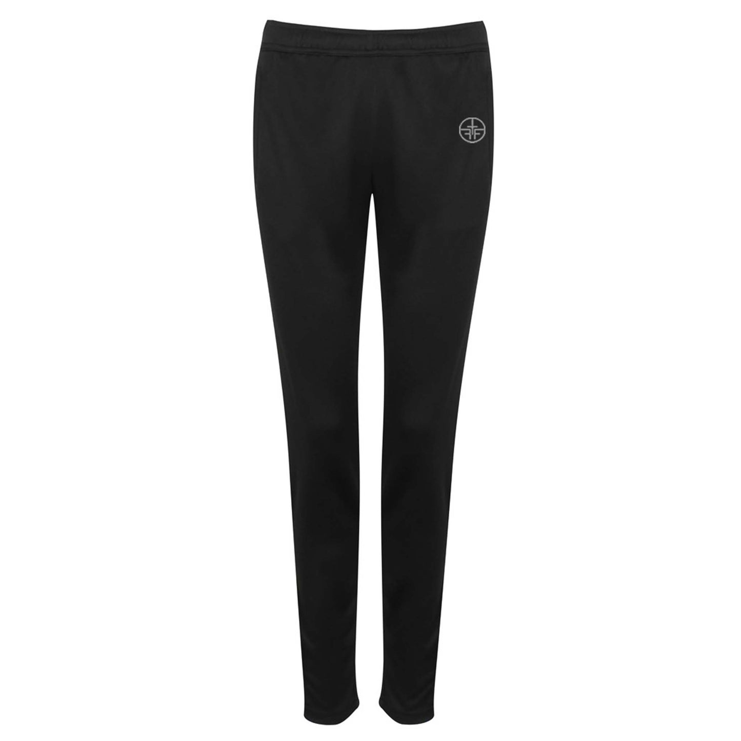FRAN - Slim Fit Training Pants - Black