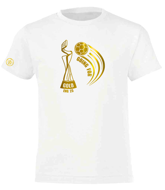 GOING FOR GOLD WORLD CUP - OLLIE KIDS TEE - White