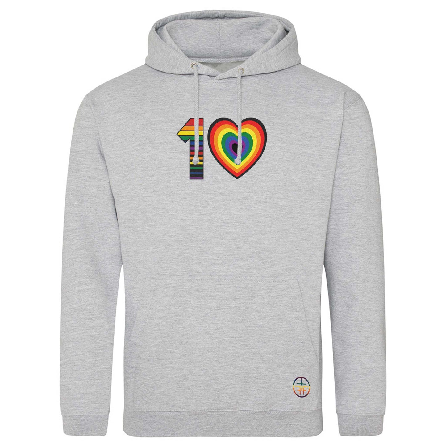 ONE LOVE HOODIE - Grey