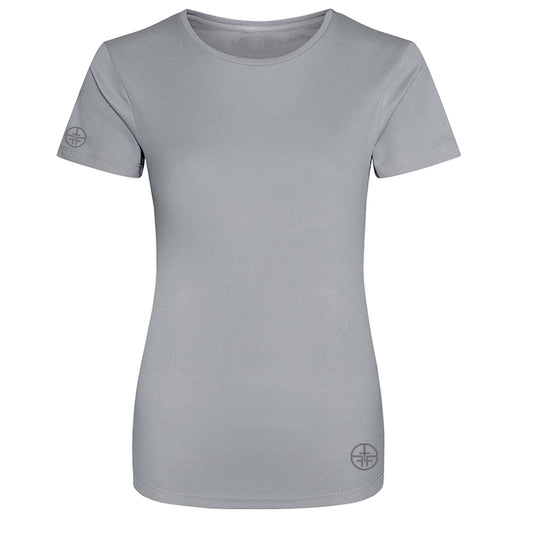 DEMI - "Cool" Technology Textured Training Top - Grey