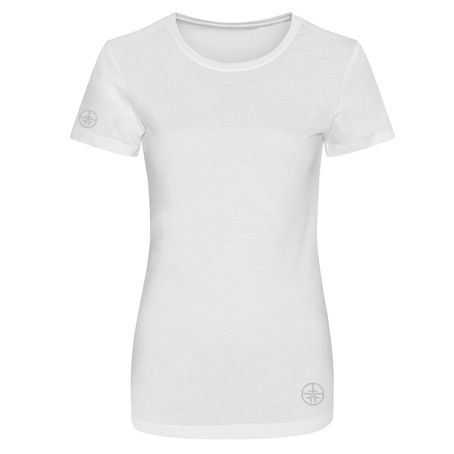 GEORGIA - Skinny Fit T-Shirt - WHITE