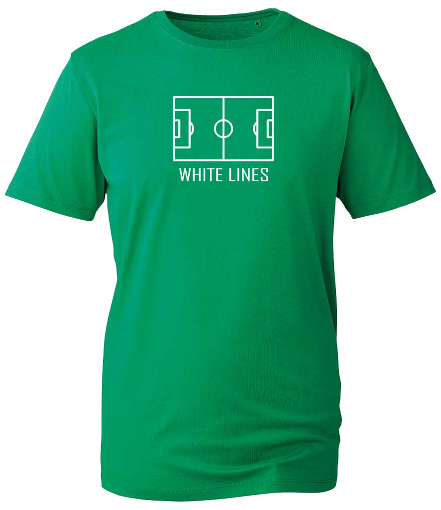 WHITE LINES - ALESSIA TEE - Grass Green