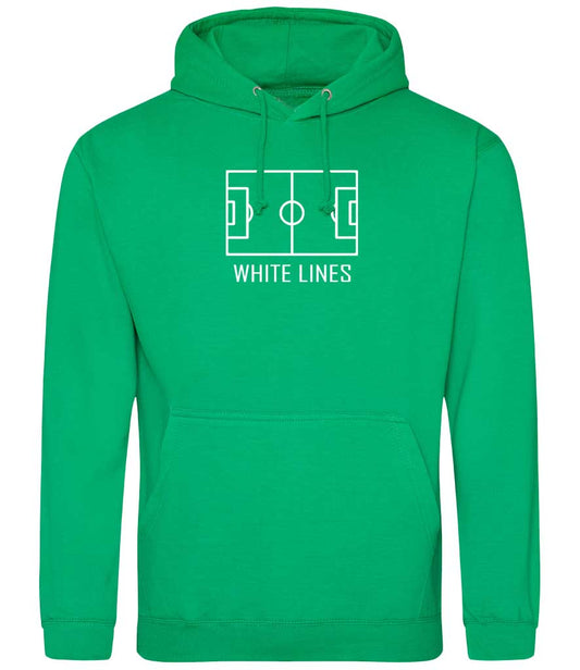 WHITE LINES - FARA HOODIE -  Grass Green